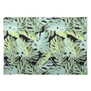 Jungle Floral Pattern Placemat