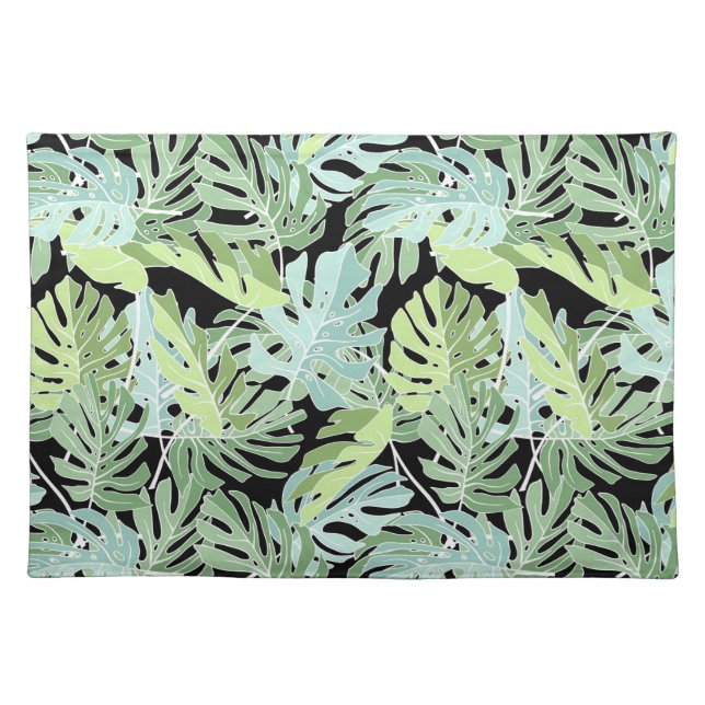 Jungle Floral Pattern Placemat (Front)