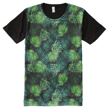 Jungle Foliage Panel T-Shirt