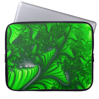 Jungle fractal laptop sleeve