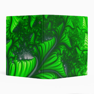 Jungle fractal mini binder