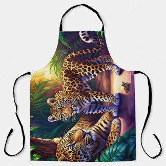 Jungle Friends All-Over Print Apron
