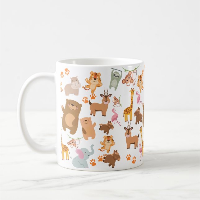 Jungle Friends Mug (Left)