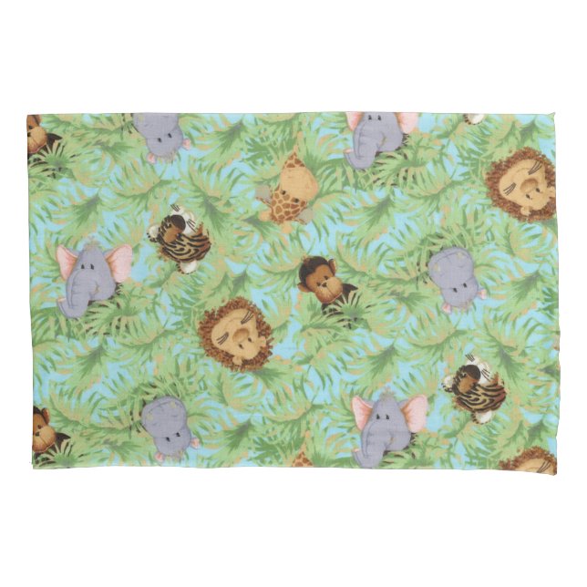 Jungle Friends Pillow Case (Front)