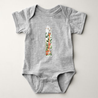 Jungle Friends Tower Brushstroke Paint Baby Bodysuit