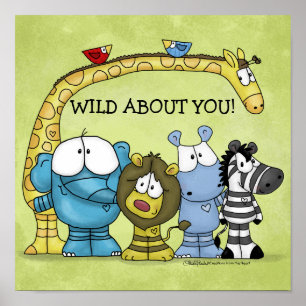 Jungle Friends-Wild About You Poster
