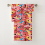 Jungle Frogs Bath Towel Set