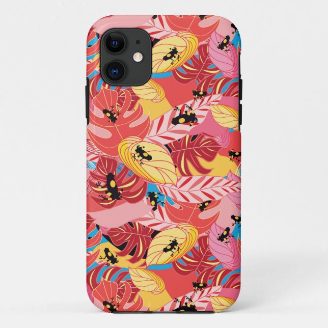 Jungle Frogs Case-Mate iPhone Case (Back)