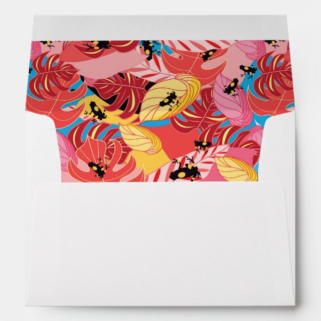 Jungle Frogs Envelope (Back (Bottom))