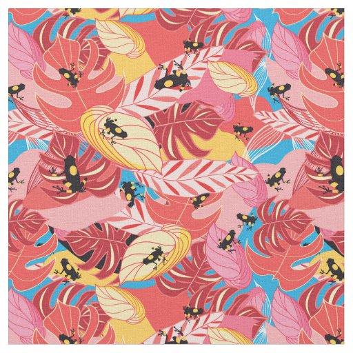 Jungle Frogs Fabric