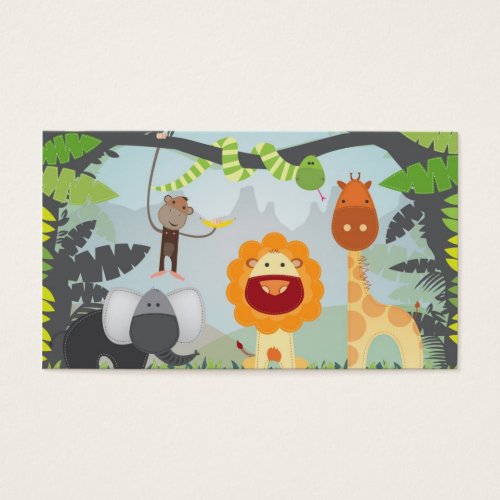 Jungle Fun Business Card Template