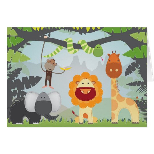 Jungle Fun Card