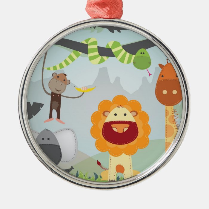 Jungle Fun Christmas Tree Ornaments