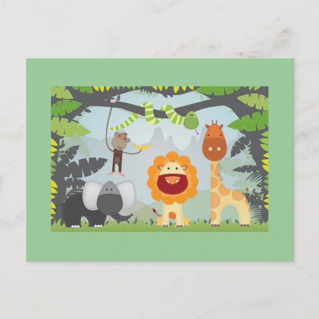 Jungle Fun Postcard (Front)