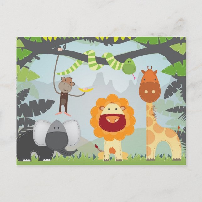 Jungle Fun Postcard (Front)