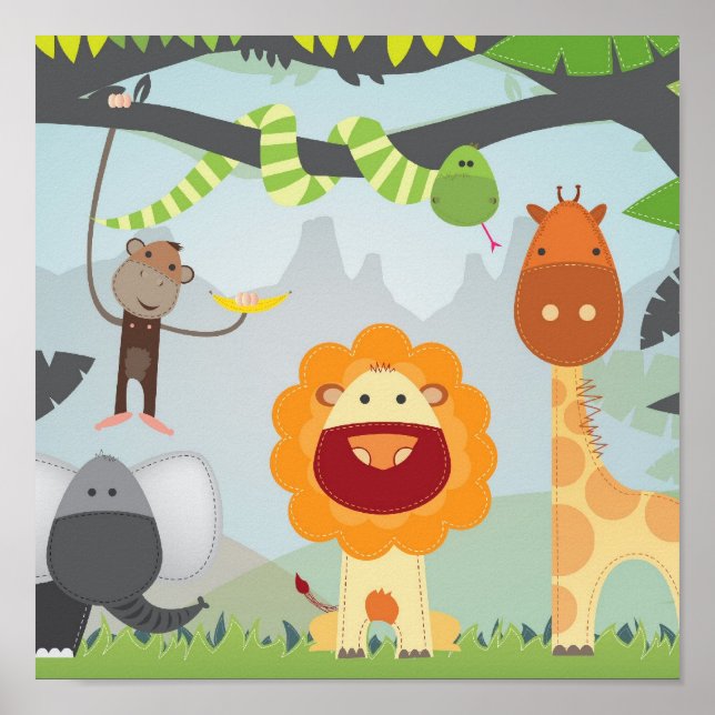 Jungle Fun Poster (Front)
