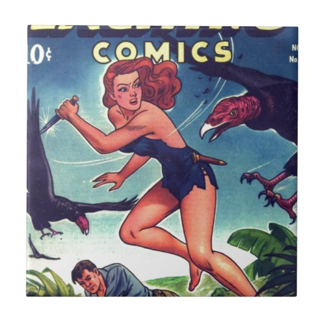 Jungle Girl and Condo Tile (Front)