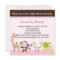 Jungle Girl Animals Baby Shower Invitation