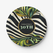 Jungle Glam Any Age Animal Print Zebra
