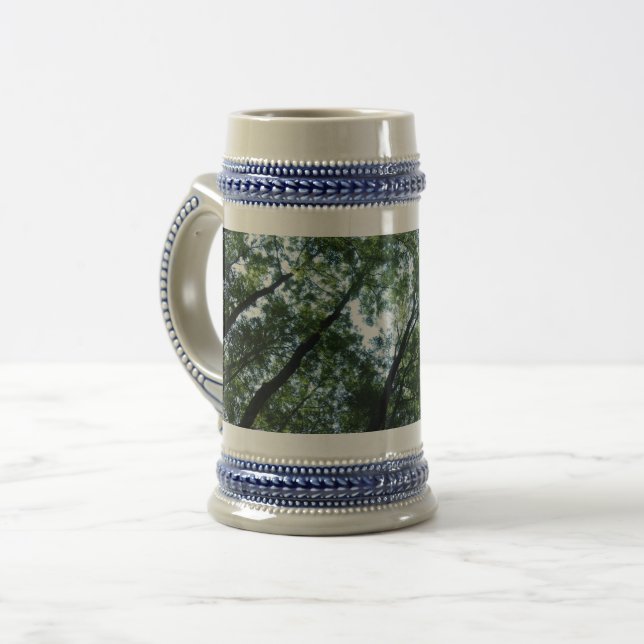 Jungle Gray /Blue 22 oz Stein (Front Left)