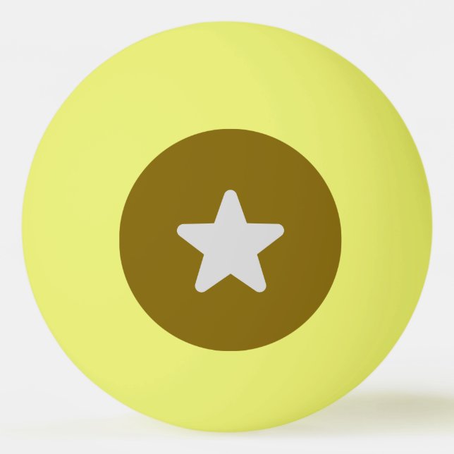 Jungle Green  with WhiteStar  Mist  Ping Pong Ball (Front)