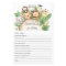 Jungle Greenery Well Wishes for Baby Shower Card