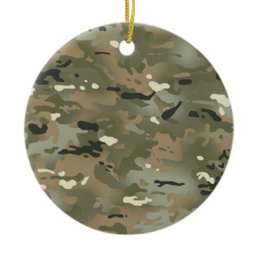 Jungle I Camouflage Pattern Ceramic Ornament Jungle I Camouflage Pattern Ceramic Ornament