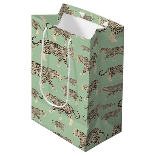 Jungle Jaguar Animal Pattern Medium Gift Bag