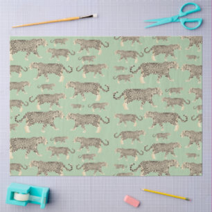 Jungle Jaguar Animal Pattern Tissue Paper