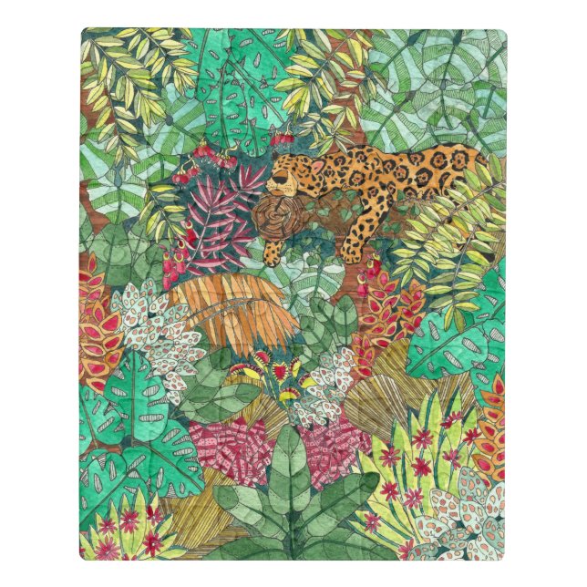 Jungle Jaguar Watercolor Jigsaw Puzzle (Puzzle Vertical)