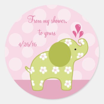 Jungle Jill Elephant Label/stickers/envelope Seals by Personalizedbydiane at Zazzle