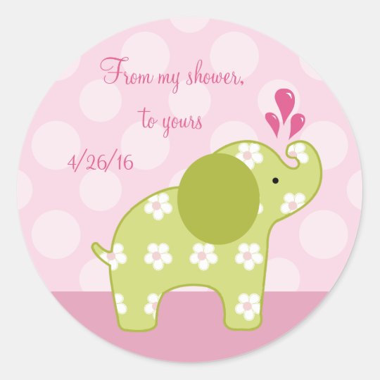 Jungle Jill Elephant Label Stickers Envelope Seals Zazzle Com