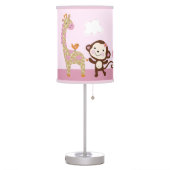 Jungle Jill/Girl Animals Baby Nursery Lamp (Left)