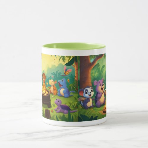 Jungle Jumble Jamboree A Tale of Unity Laughter Mug