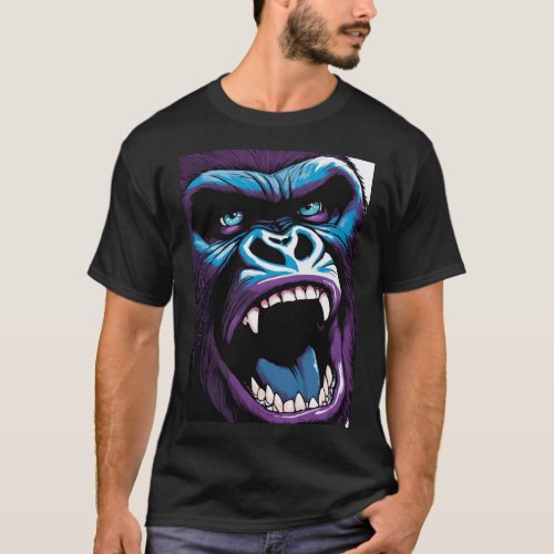 Jungle King Gorilla Graphic Tee ya Jungle King G T_Shirt