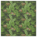 Jungle kitties fabric