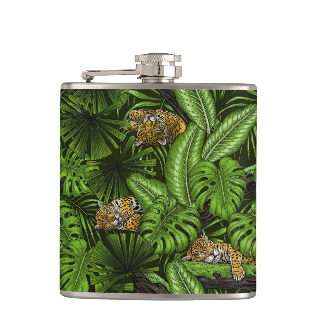 Jungle kitties flask (Front)