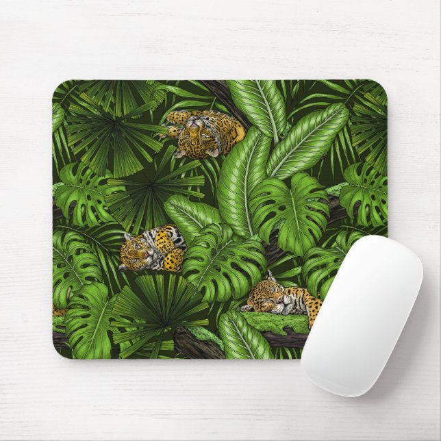 Jungle kitties mouse pad (With Mouse)