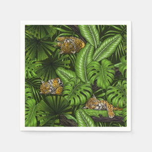 Jungle kitties napkins
