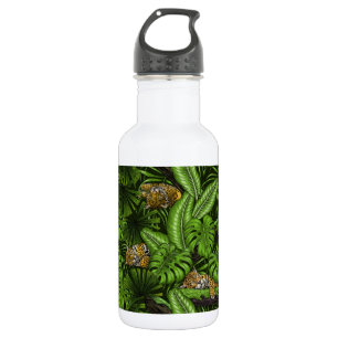 Jungle kitties stainless steel water bottle