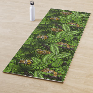 Jungle kitties yoga mat