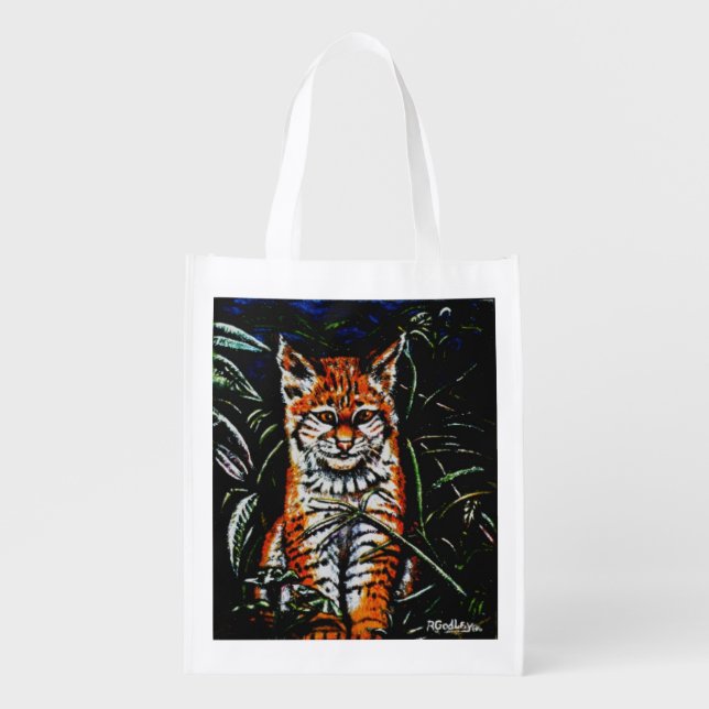 Jungle Kitty Reusable Bag (Front)