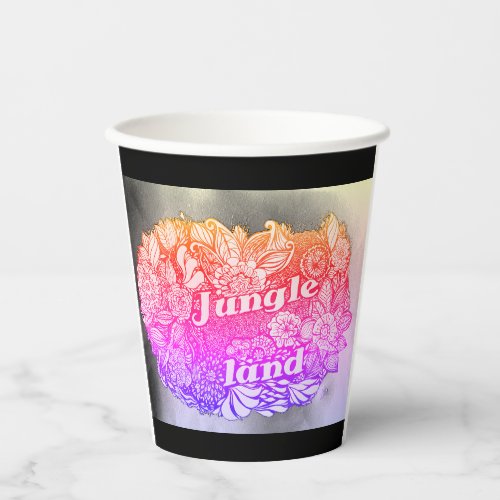 Jungle Land Paper Cup