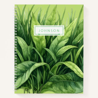 Jungle leafs Spiral Sketchbook Notebook