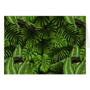 Jungle leaves cards