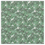 Jungle Leaves Monstera Green Fabric