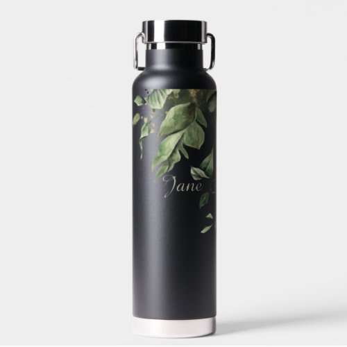 Jungle Leaves No Plastic  Water Bottle