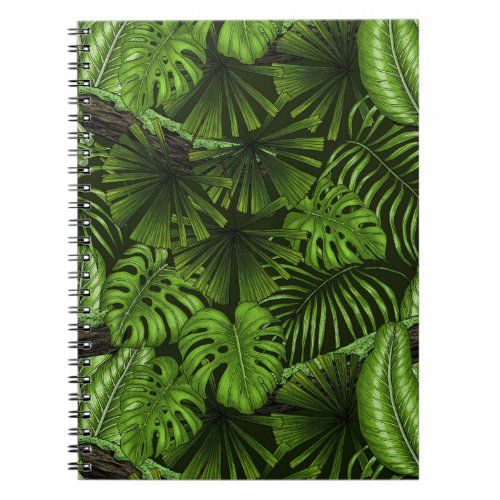 Jungle leaves notebook