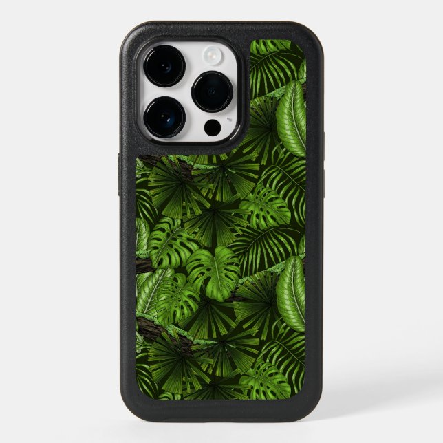 Jungle leaves otterbox iPhone case (Back)