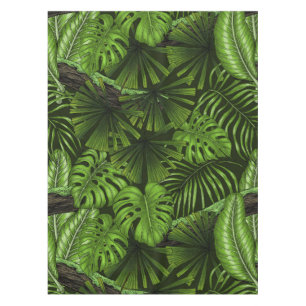 Jungle leaves tablecloth